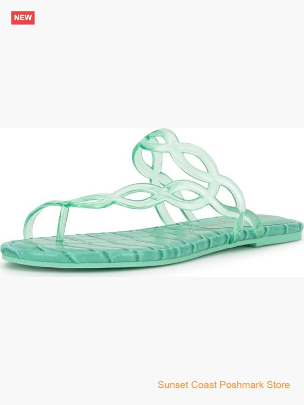 Flat Sandals Slip On Open Toe Thermoplastic Polyurethane